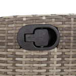 Contemporary Reclining Garden Chairs 2 pcs Garden Gathering Modern Living