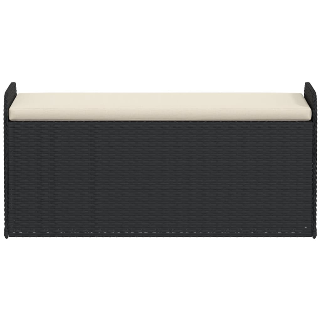Storage Bench with Cushion Black
