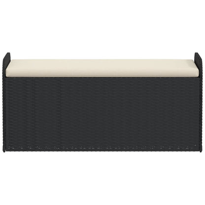 Storage Bench with Cushion Black