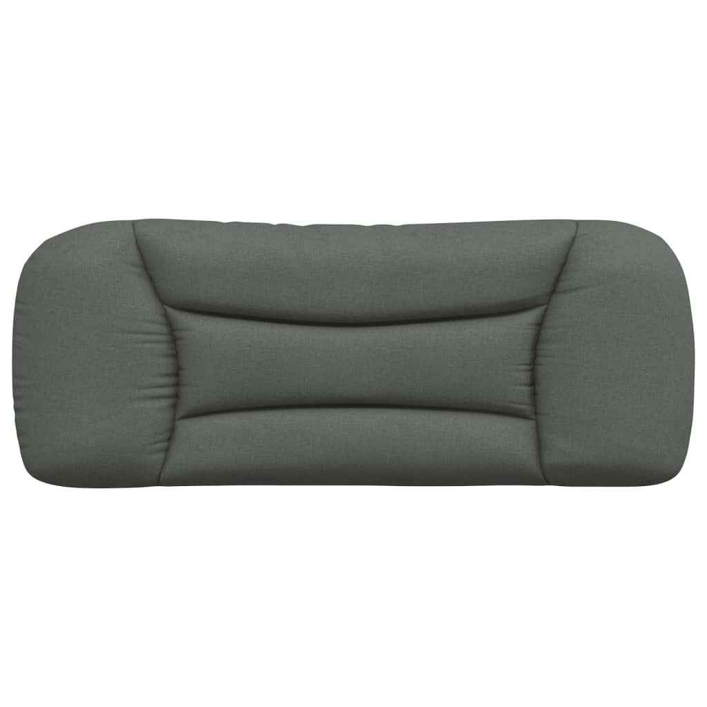 Headboard Cushion Dark Grey Fabric