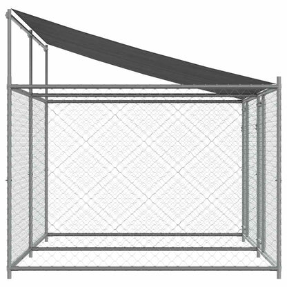Large Dog Kennel Run 4x2x2m Galvanised Steel | HomeAndLiving