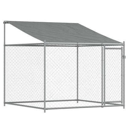 Large Dog Kennel Run 4x2x2m Galvanised Steel | HomeAndLiving