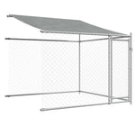 Large Dog Kennel Run Enclosure 6x2x2m Galvanised | HomeAndLiving