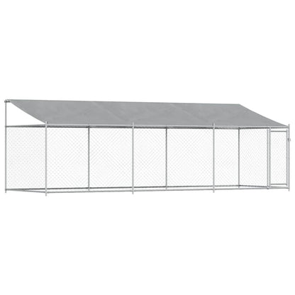 Large Dog Run Enclosure 6x2x2m Galvanised Steel | HomeAndLiving