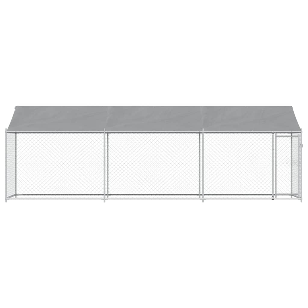 Large Dog Run Enclosure 6x2x2m Galvanised Steel | HomeAndLiving