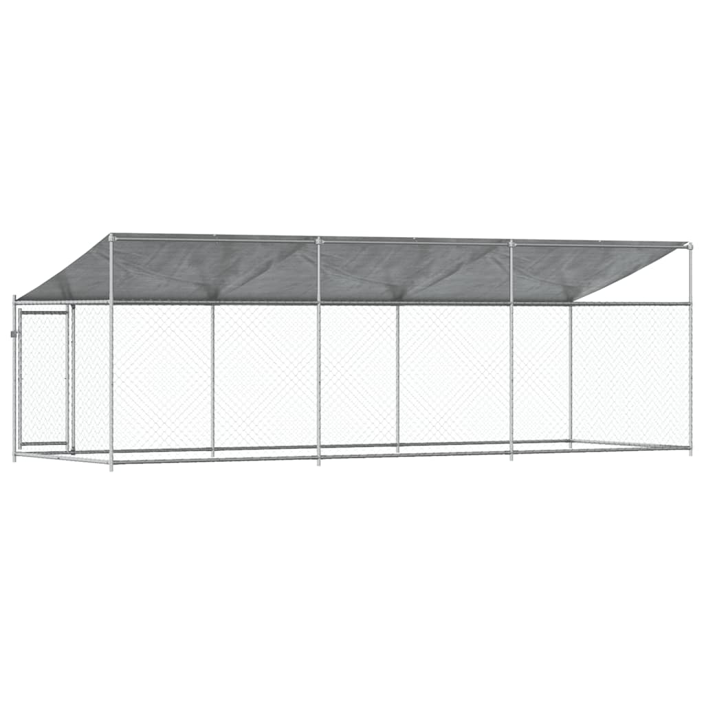 Large Dog Run Enclosure 6x2x2m Galvanised Steel | HomeAndLiving