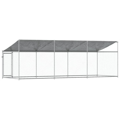 Large Dog Run Enclosure 6x2x2m Galvanised Steel | HomeAndLiving