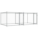 Large Dog Cage Run Galvanised Steel 4x2x1.5m | HomeAndLiving