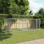 Large Dog Cage Run Galvanised Steel 4x2x1.5m | HomeAndLiving