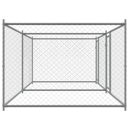Large Dog Cage Run Galvanised Steel 4x2x1.5m | HomeAndLiving