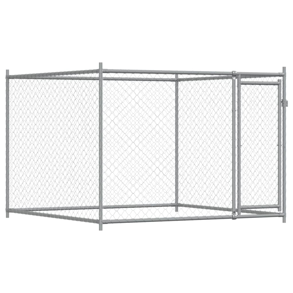 Large Dog Cage Run Galvanised Steel 4x2x1.5m | HomeAndLiving