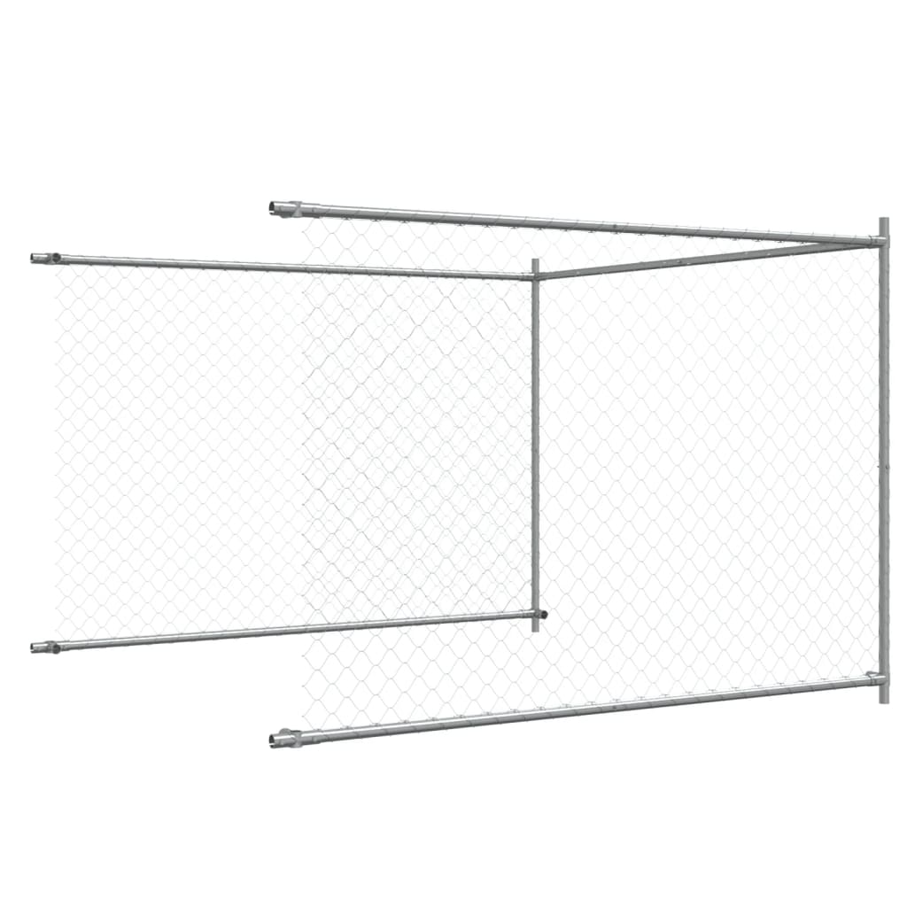 Large Dog Cage Run Galvanised Steel 4x2x1.5m | HomeAndLiving