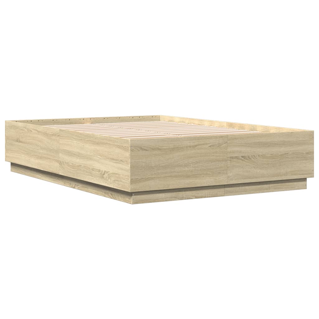 Bed Frame - Sonoma Oak Engineered Wood
