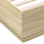 Bed Frame - Sonoma Oak Engineered Wood