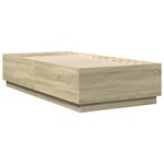 Bed Frame Sonoma Oak Engineered Wood