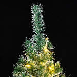 Artificial Christmas Tree 150 LEDs & Flocked Snow