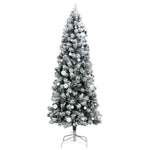 Artificial Hinged Christmas Tree with 300 LEDs , Ball Set