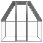 Chicken Cage Silver and Grey-Galvanised Steel