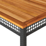 Versatile Garden Table Black 180x90x75 cm Home Decor Accent Boho