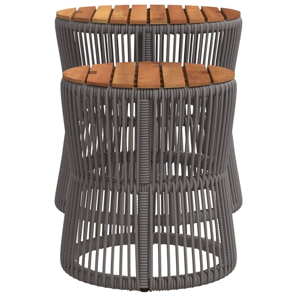 Refined Garden Side Tables 2 pcs Outdoor Retreat Essentials 