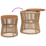 Contemporary Garden Side Tables 2 pcs Home Decor Accent Evening