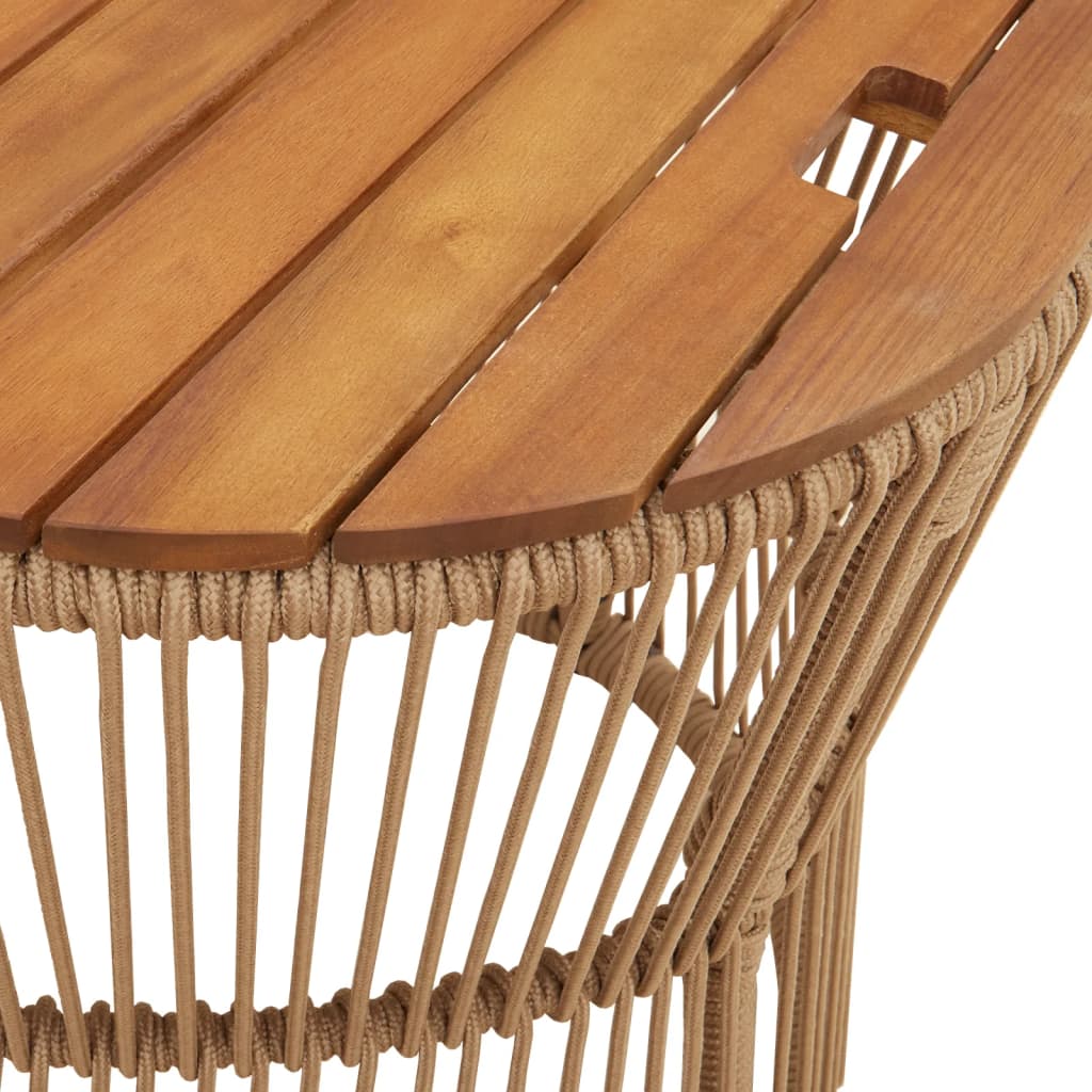 Contemporary Garden Side Tables 2 pcs Home Decor Accent Evening 