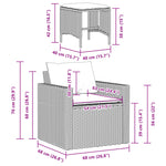 Decorative 4 Piece Garden Sofa Set Indoor Outdoor Use Summer