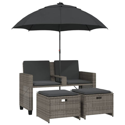 Space Saving Garden Sofa 2 Seater with Home Decor Accent Essentials 