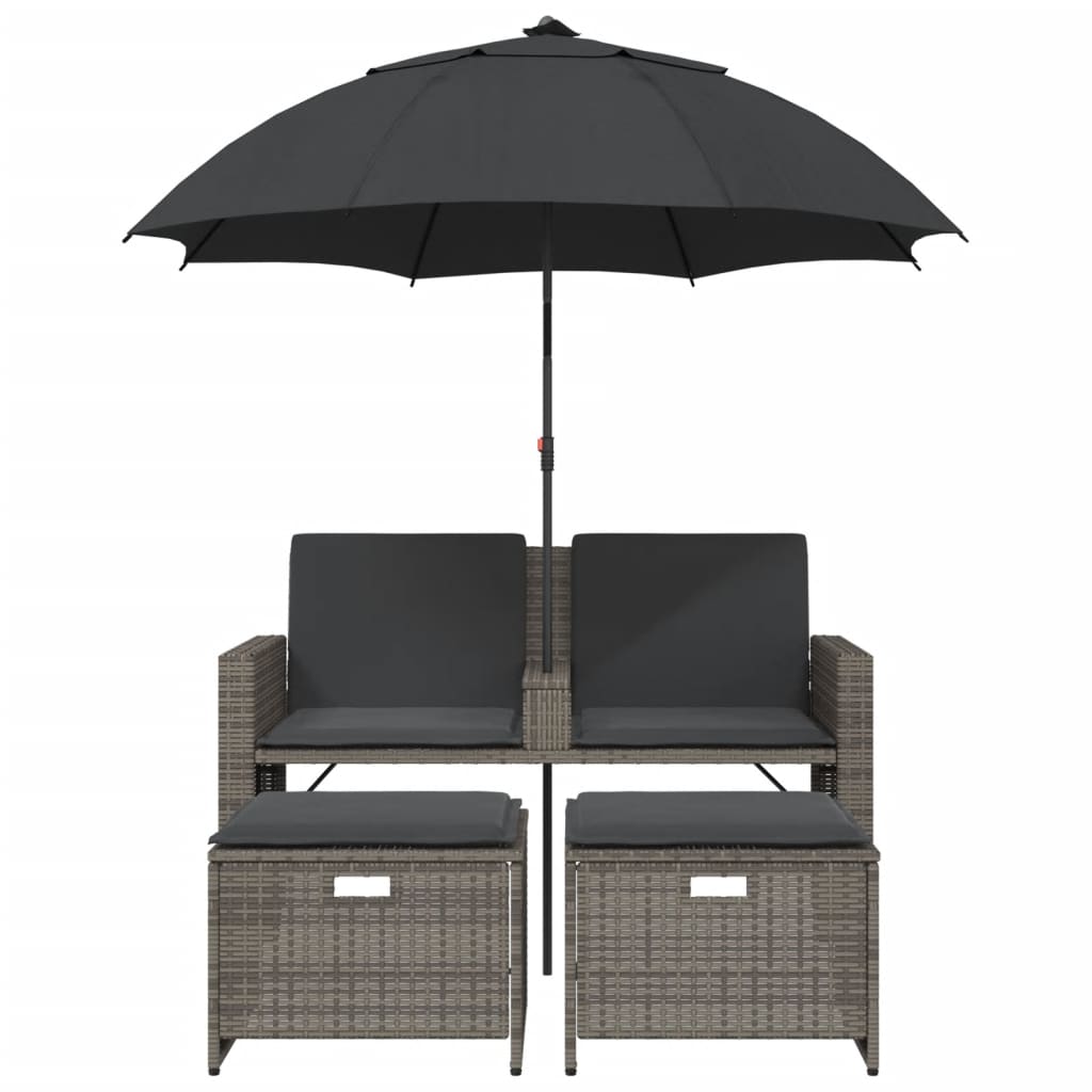 Space Saving Garden Sofa 2 Seater with Home Decor Accent Essentials 