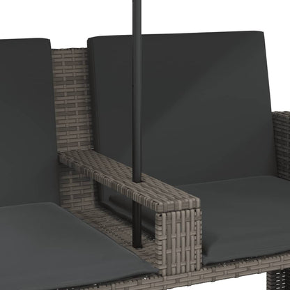 Space Saving Garden Sofa 2 Seater with Home Decor Accent Essentials 