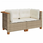 Refined Garden Sofas Corner with Cushions Home Decor Accent Essentials