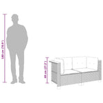 Refined Garden Sofas Corner with Cushions Home Decor Accent Essentials