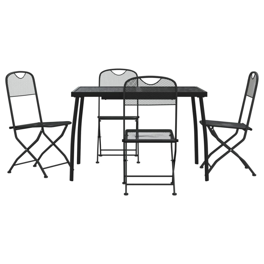 Decorative 5 Piece Garden Dining Set Patio Setup Urban Style 