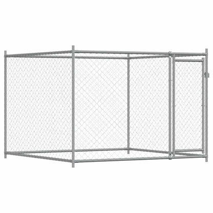 Dog Cage Galvanised Steel 2x2x1.5m Outdoor | HomeAndLiving