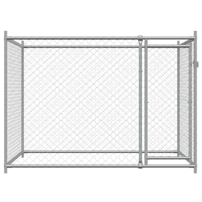 Dog Cage Galvanised Steel 2x2x1.5m Outdoor | HomeAndLiving