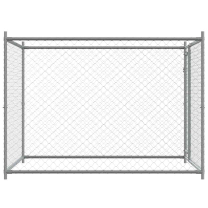 Dog Cage Galvanised Steel 2x2x1.5m Outdoor | HomeAndLiving