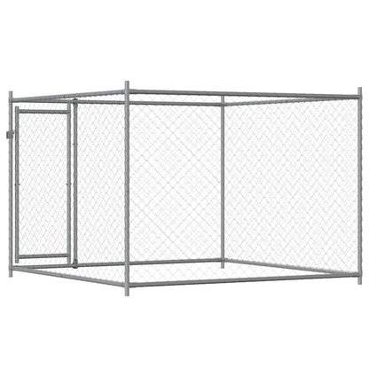 Dog Cage Galvanised Steel 2x2x1.5m Outdoor | HomeAndLiving
