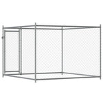 Dog Cage Galvanised Steel 2x2x1.5m Outdoor | HomeAndLiving