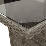 Premium Garden Table with Glass Top Home Use Garden Leisure