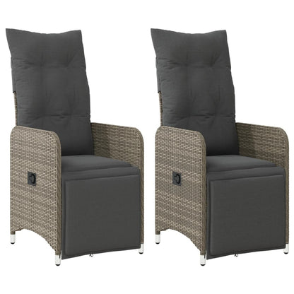 Premium Reclining Garden Chairs 2 pcs Relaxing Seating Boho 