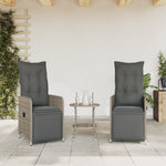 Premium Reclining Garden Chairs 2 pcs Relaxing Seating Boho