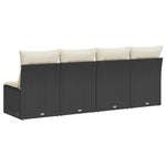 Space Saving Garden Sofa with Cushions 4 Home Decor Accent Patio Relax