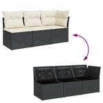 Stylish Garden Sofa with Cushions 3 Home Decor Accent Outdoor Living