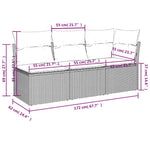 Stylish Garden Sofa with Cushions 3 Home Decor Accent Outdoor Living