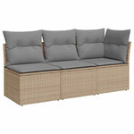 Premium Garden Sofa with Cushions 3 Indoor Outdoor Use Patio Relax