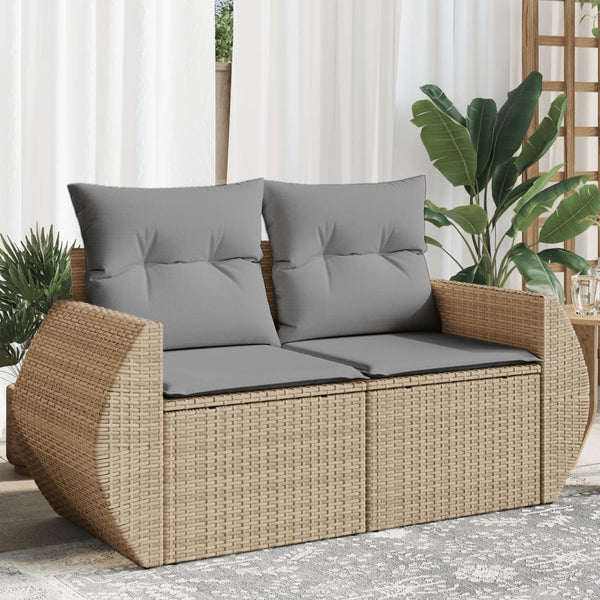  Functional Garden Sofa with Cushions 2 Daily Living Essential Urban Style
