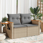 Space Saving Garden Sofa with Cushions 2 Indoor Outdoor Use Home Comfort