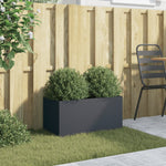 Planter Anthracite Cold-rolled Steel