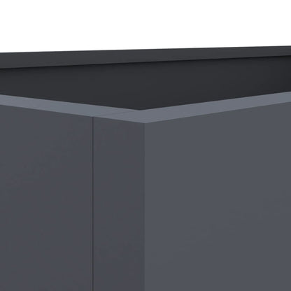 Planter Anthracite Cold-rolled Steel