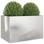 Planter Silver 62x40x39 cm Stainless Steel